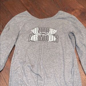 Under Armour Grey Long Sleeve T-Shirt👕